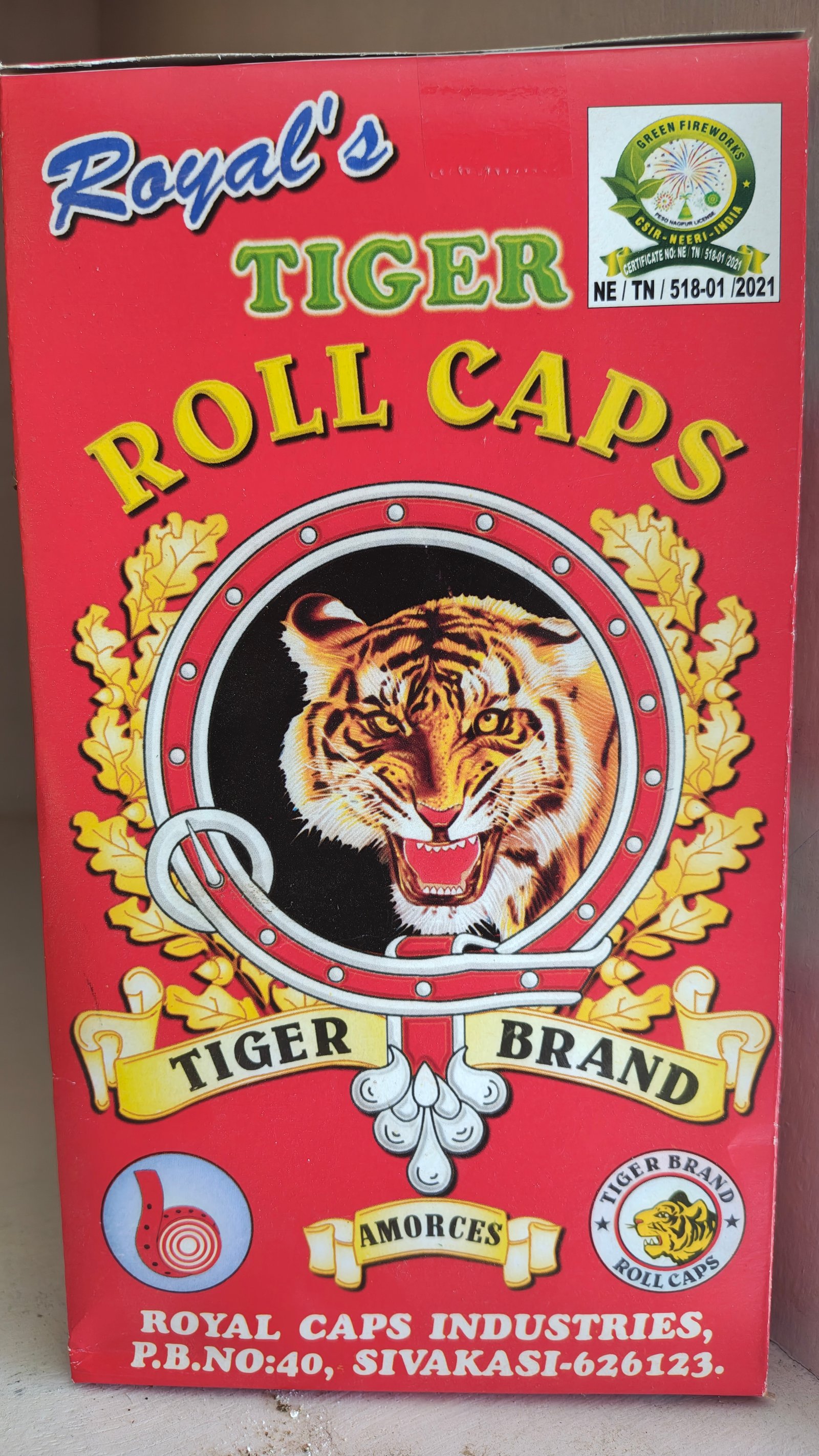 ROLL CAP-10 BOX (100 CAPS )