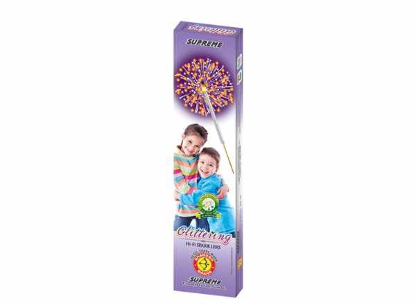 12 CM CRACKLING SPARKLERS- (10 PCS)