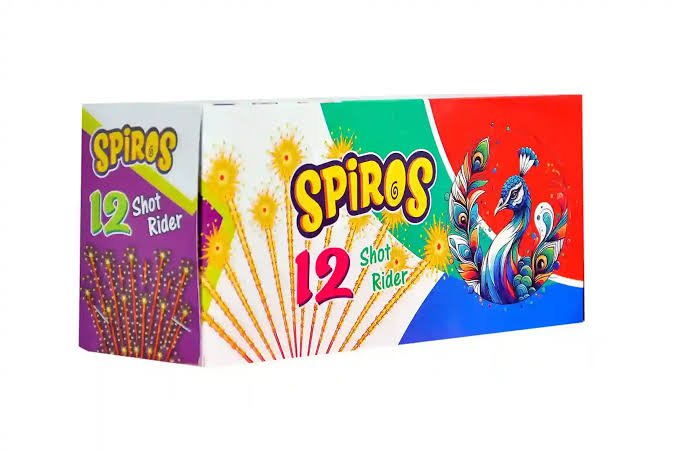 12 SHOTS RIDER CRACKLING - (1 PCS)