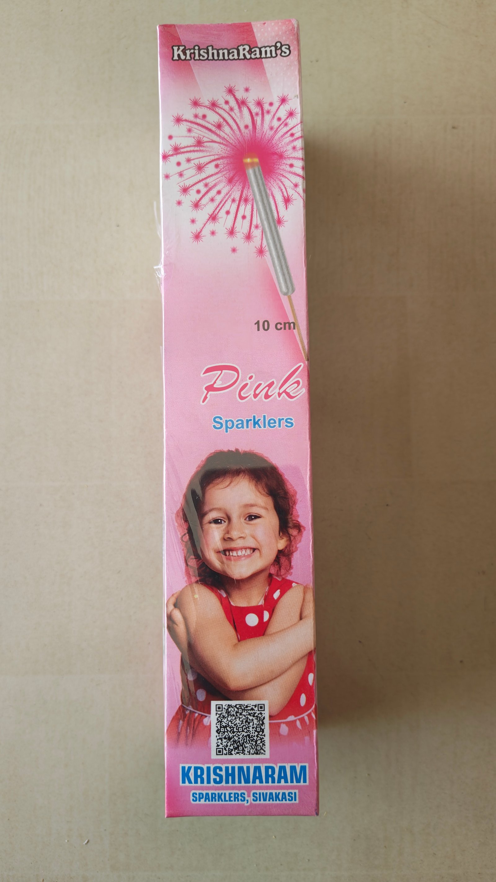10 CM PINK SPARKLES (10PCS)