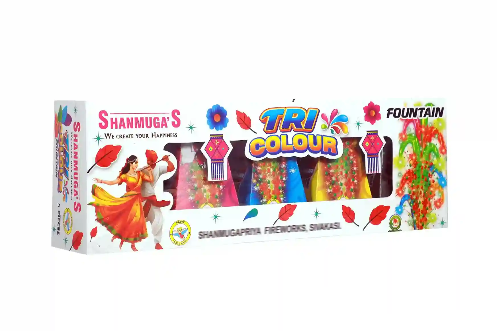 TRICOLOUR FOUNTAIN (5 PCS)
